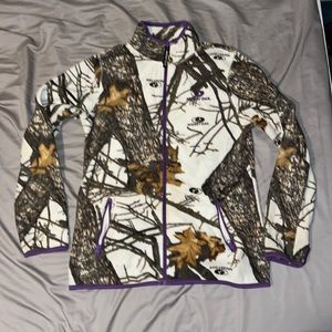 White Como Mossy Oak Jacket